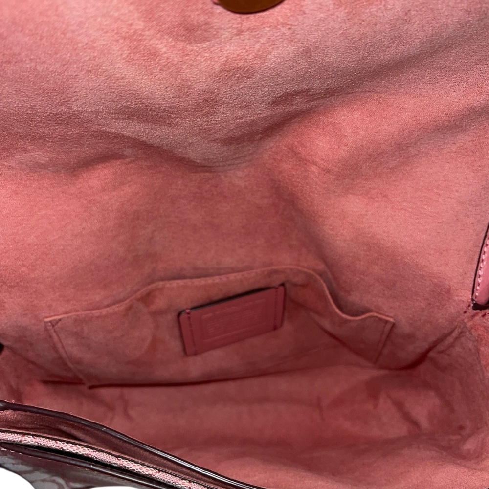 COACH SIGNATURE MONOGRAM CROSSBODY BAG - Picture 6 of 6